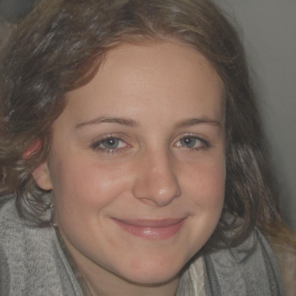 Professional woman with warm smile in modern office setting